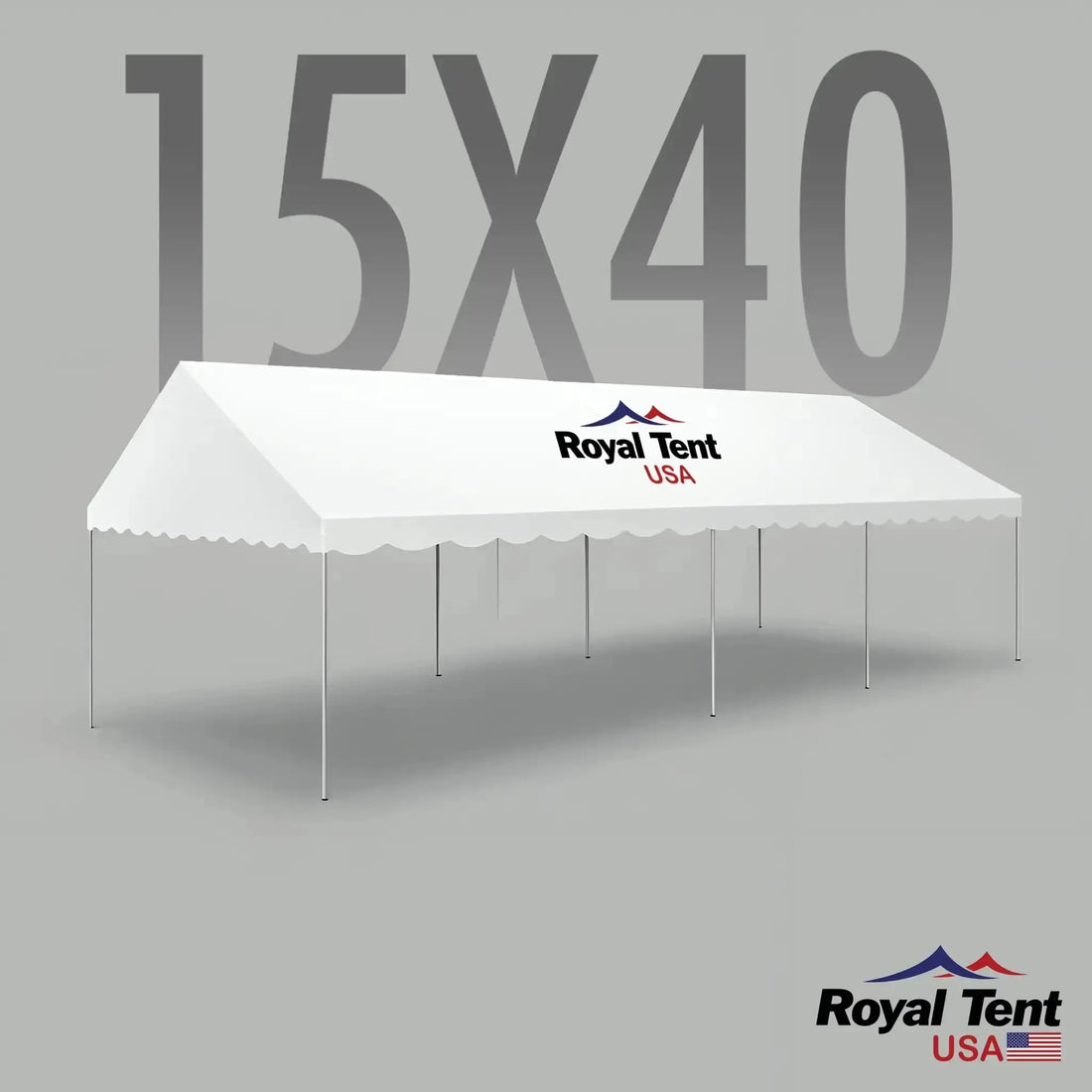 A-Frame Tent 15x40ft (4.5x12m) Royal Tent USA