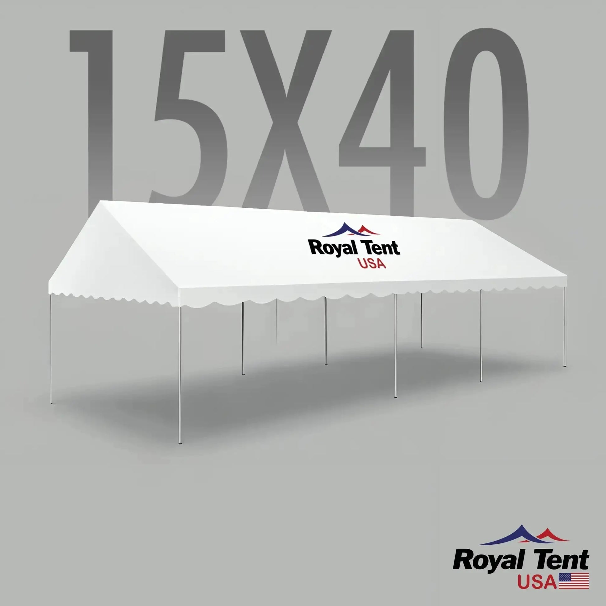 A-Frame Tent 15x40ft (4.5x12m) Royal Tent USA