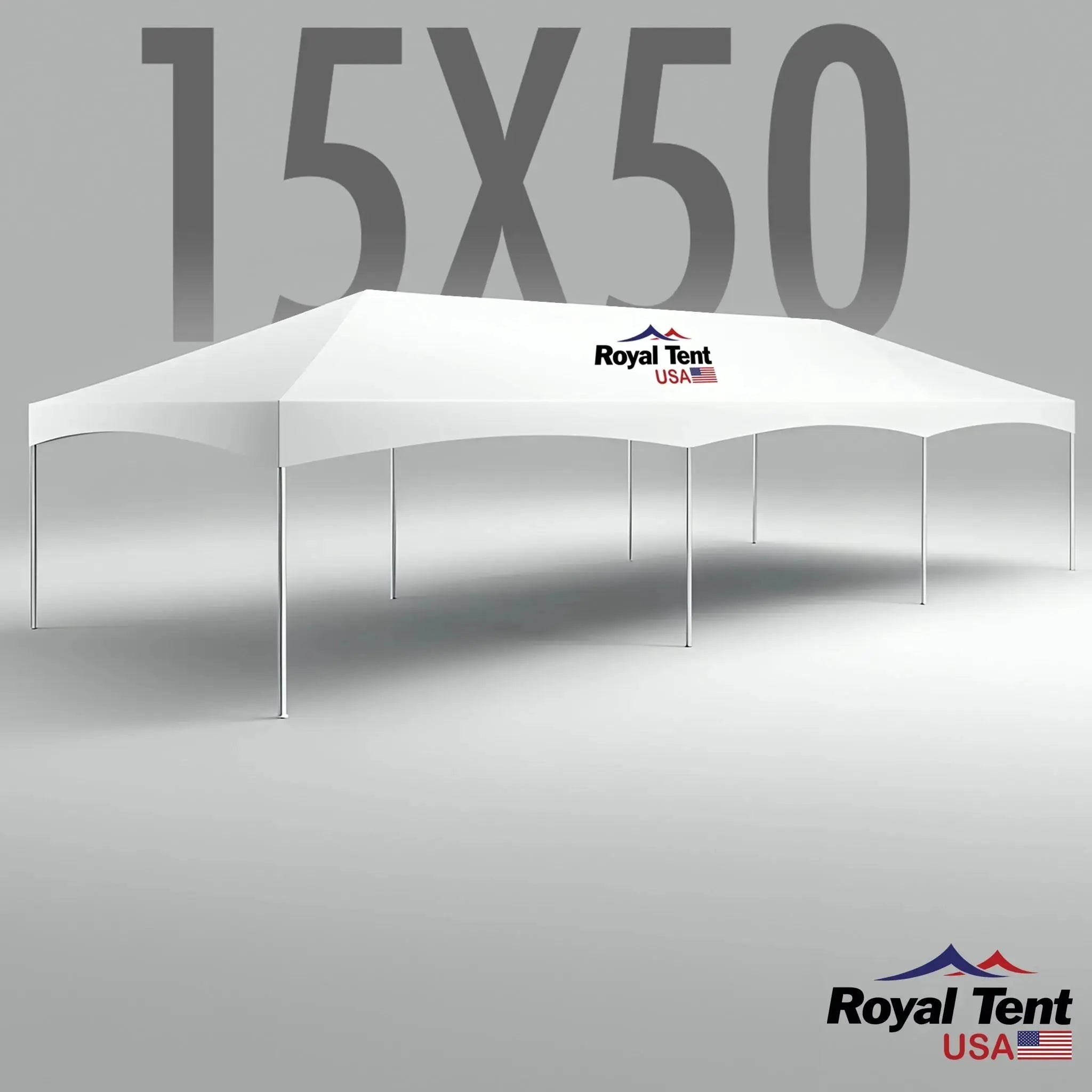 Royal Series Frame Tent 15x50ft (4.5x15m) Royal Tent USA