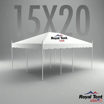 Classic Pole Tent 15x20ft (4.5x6m) Royal Tent USA