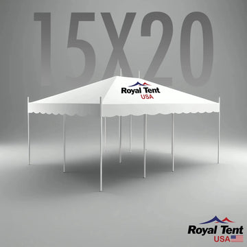 Classic Pole Tent 15x20ft (4.5x6m) Royal Tent USA