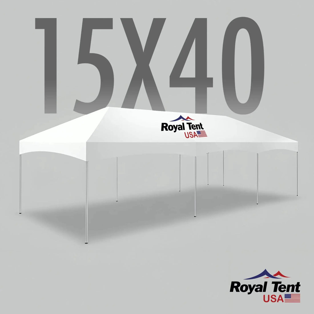 Royal Series Frame Tent 15x40ft (4.5x12m) Royal Tent USA