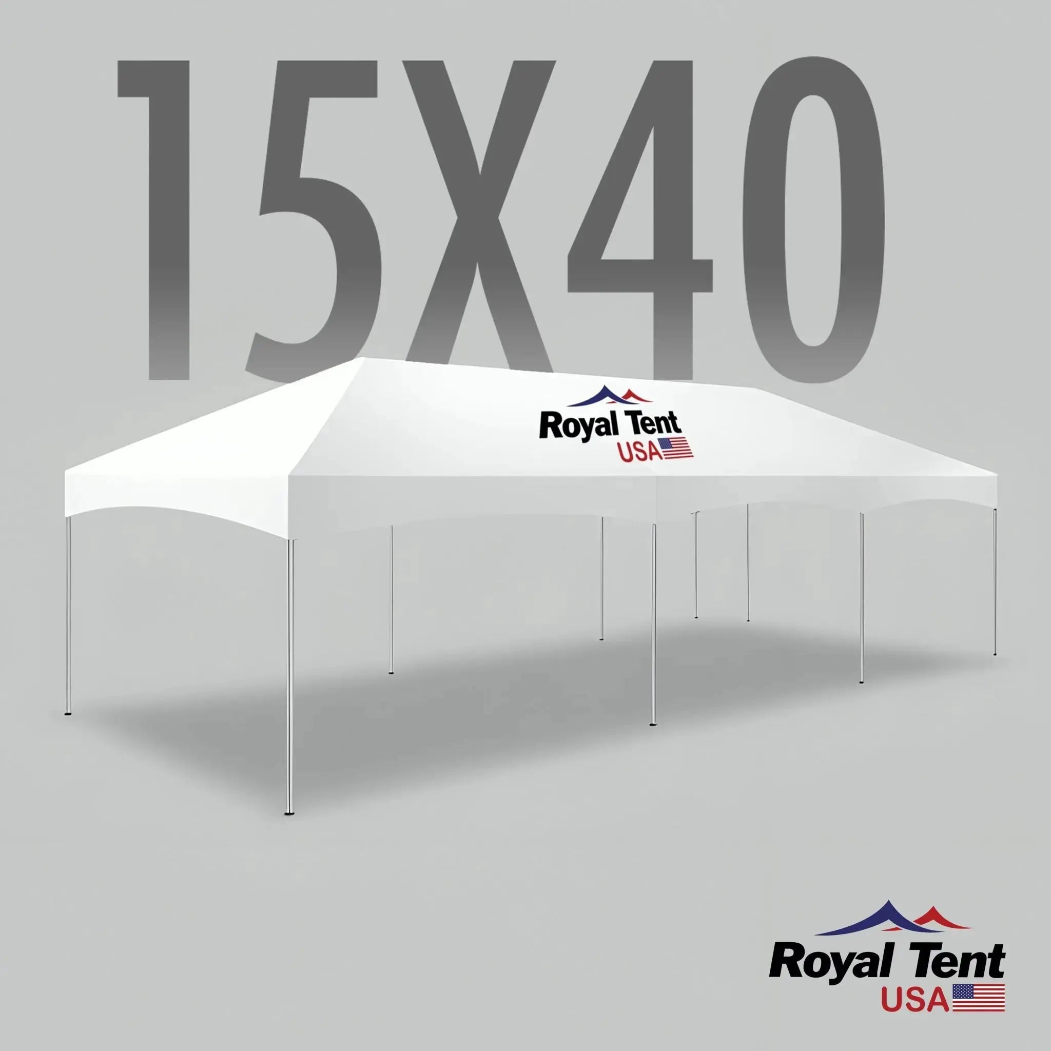 Royal Series Frame Tent 15x40ft (4.5x12m) Royal Tent USA