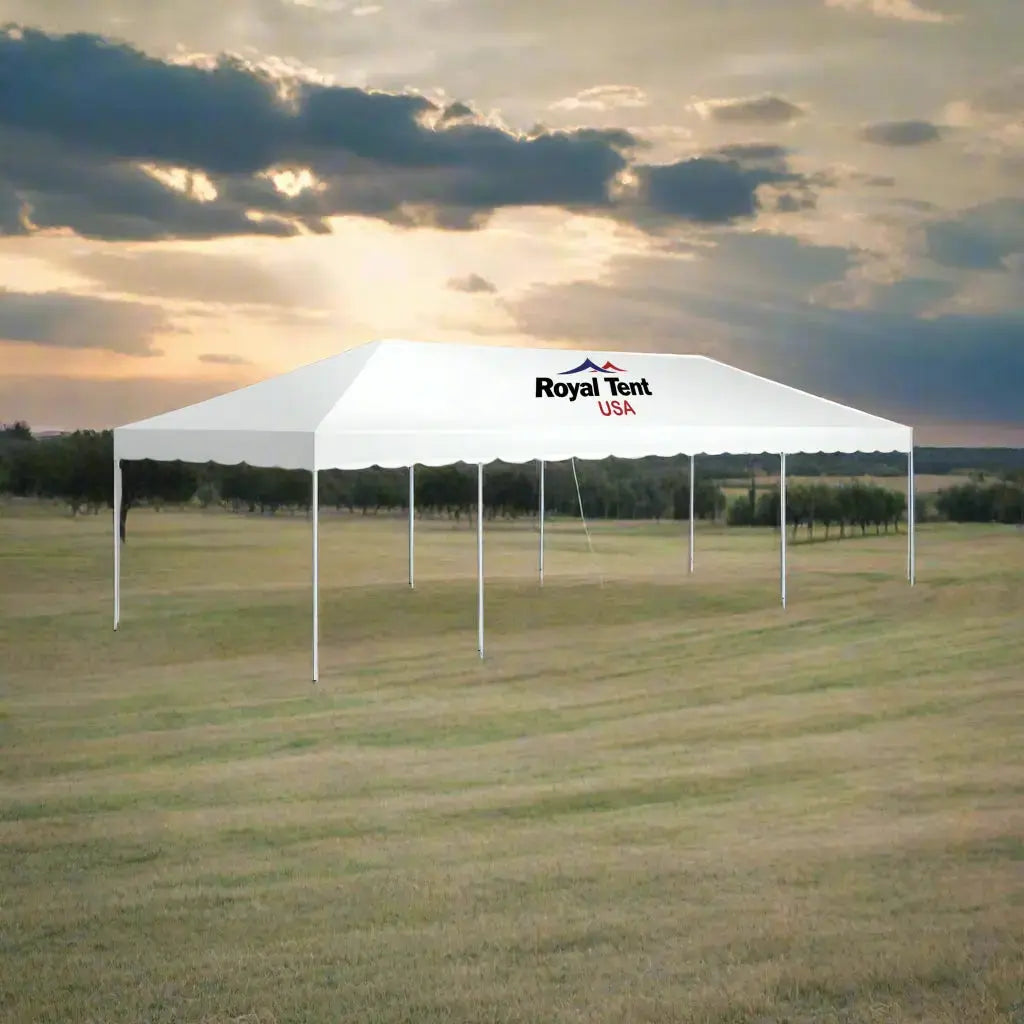 15' x 40' West Coast Frame Tent, 1 Piece Tent Top, Complete Royal Tent USA