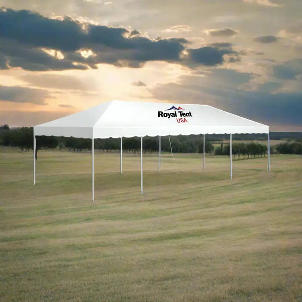 15' x 40' West Coast Frame Tent, 1 Piece Tent Top, Complete Royal Tent USA