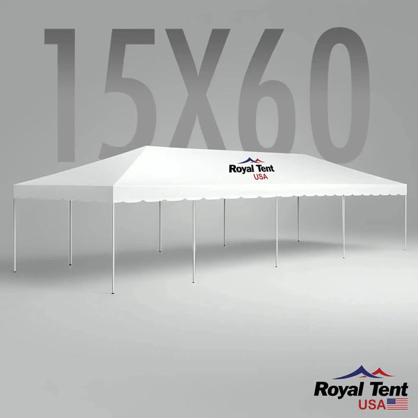 West Coast Frame Tent 15x60ft (4.5x18m) Royal Tent USA