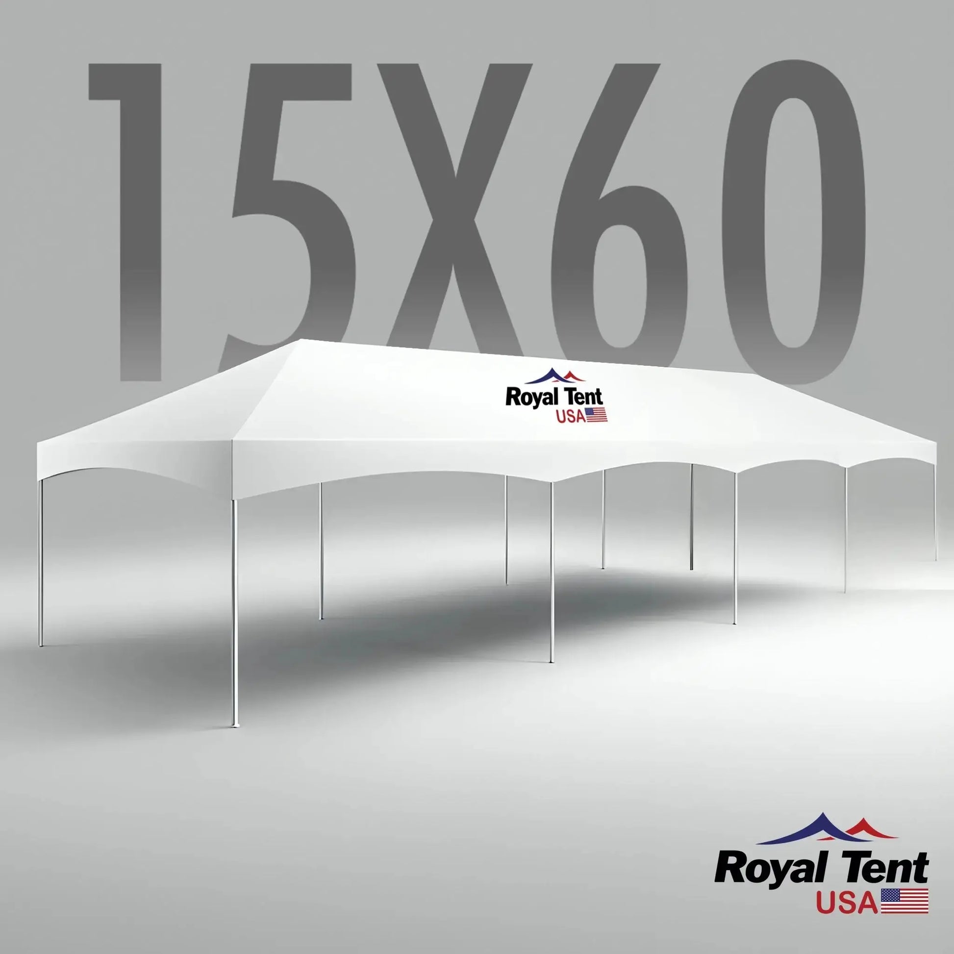 Royal Series Frame Tent 15x60ft (4.5x18m) Royal Tent USA