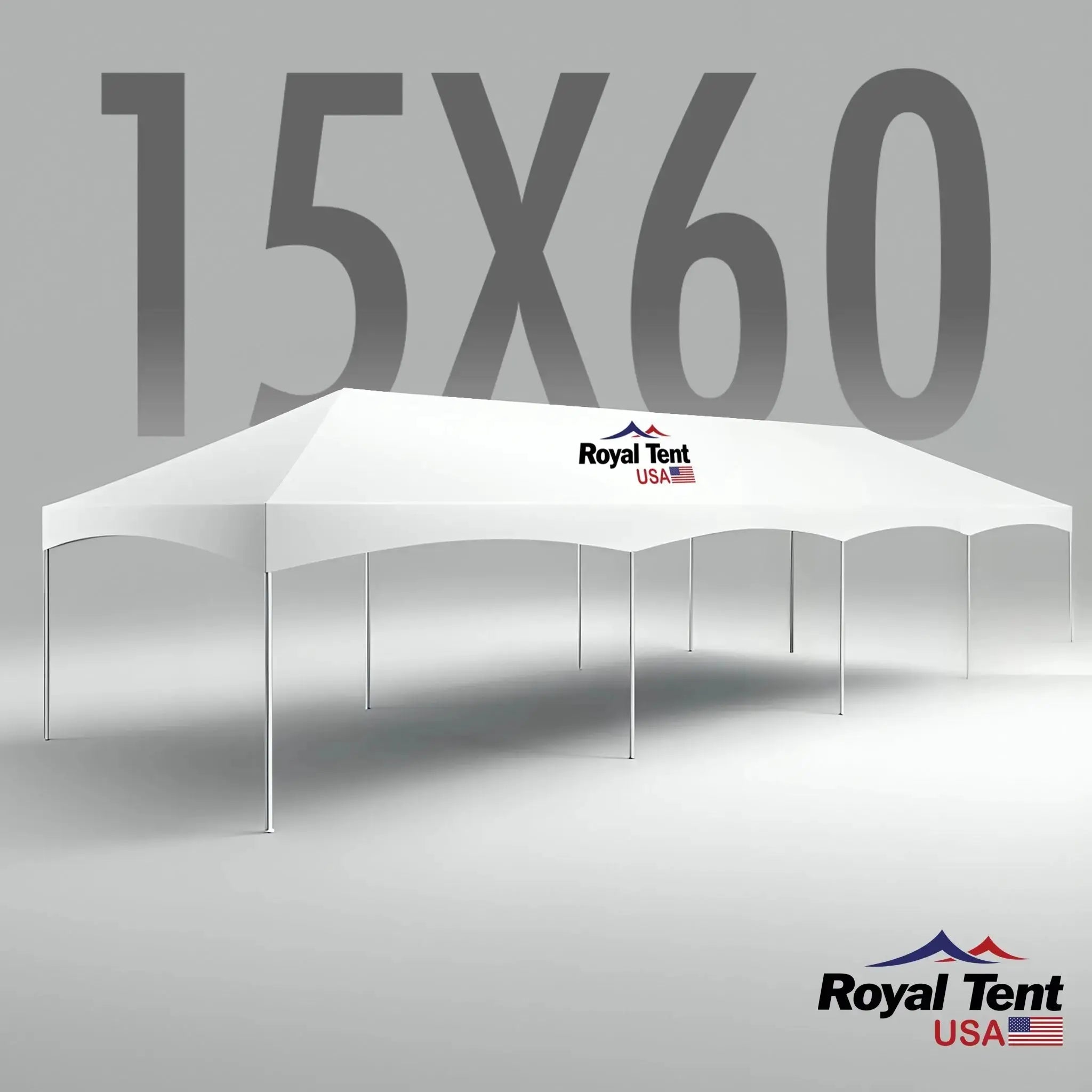 Royal Series Frame Tent 15x60ft (4.5x18m) Royal Tent USA