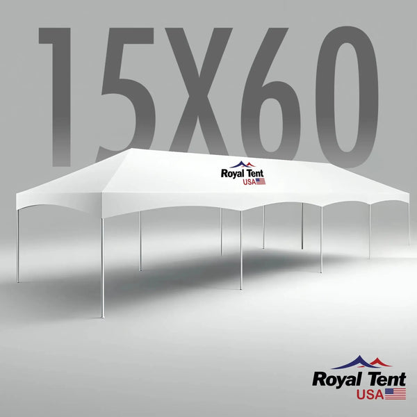 Royal Series Frame Tent 15x60ft (4.5x18m) Royal Tent USA