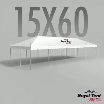 Classic Pole Tent 15x60ft (4.5x18m) Royal Tent USA