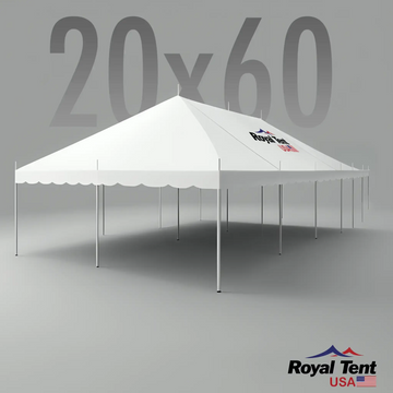 Classic Pole Tent 20x60ft (6x18m) Royal Tent USA
