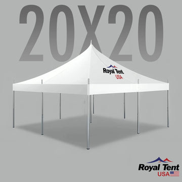 High Peak Pole Tent 20x20ft (6x6m) Royal Tent USA
