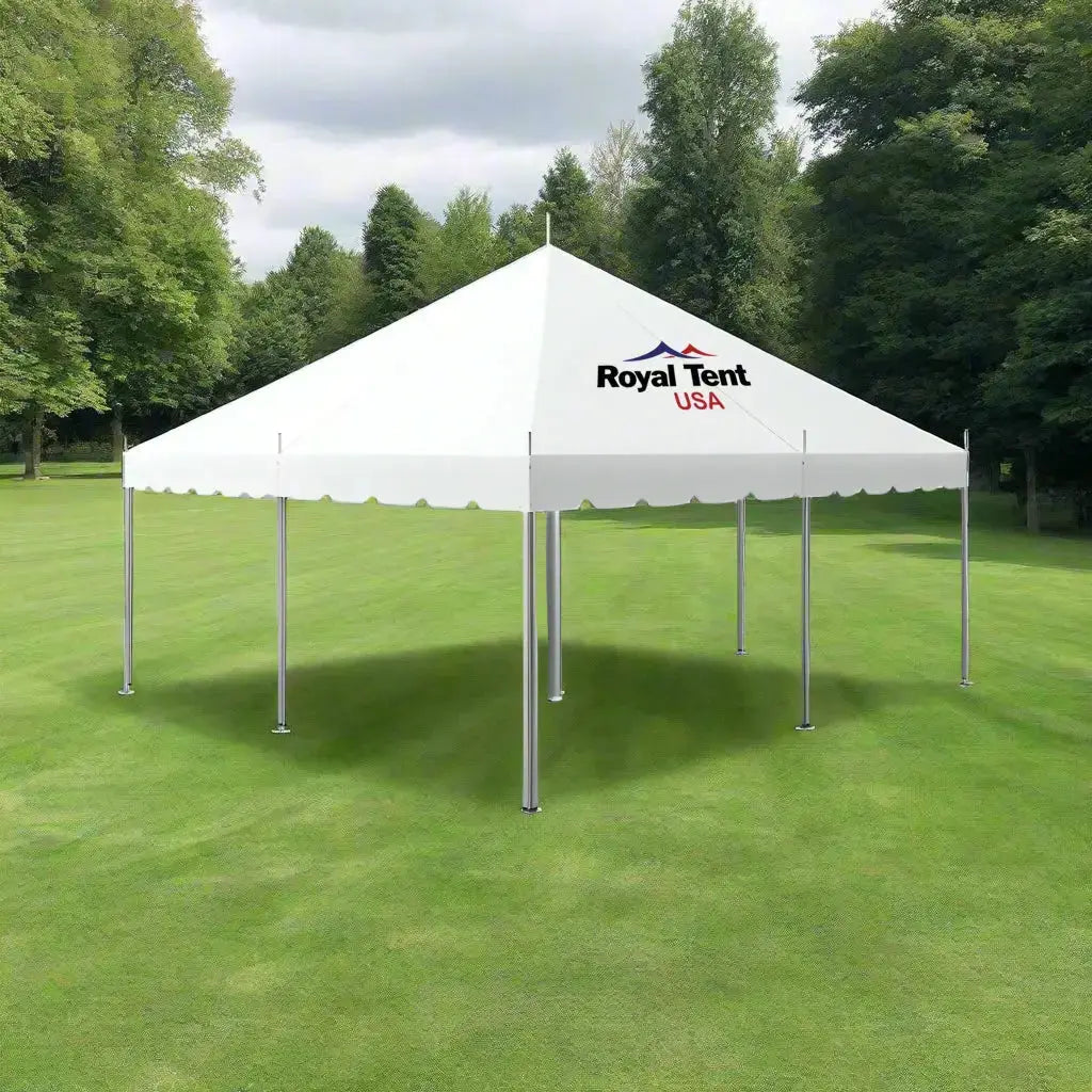 Classic Pole Tent 20x20ft (6x6m) Royal Tent USA