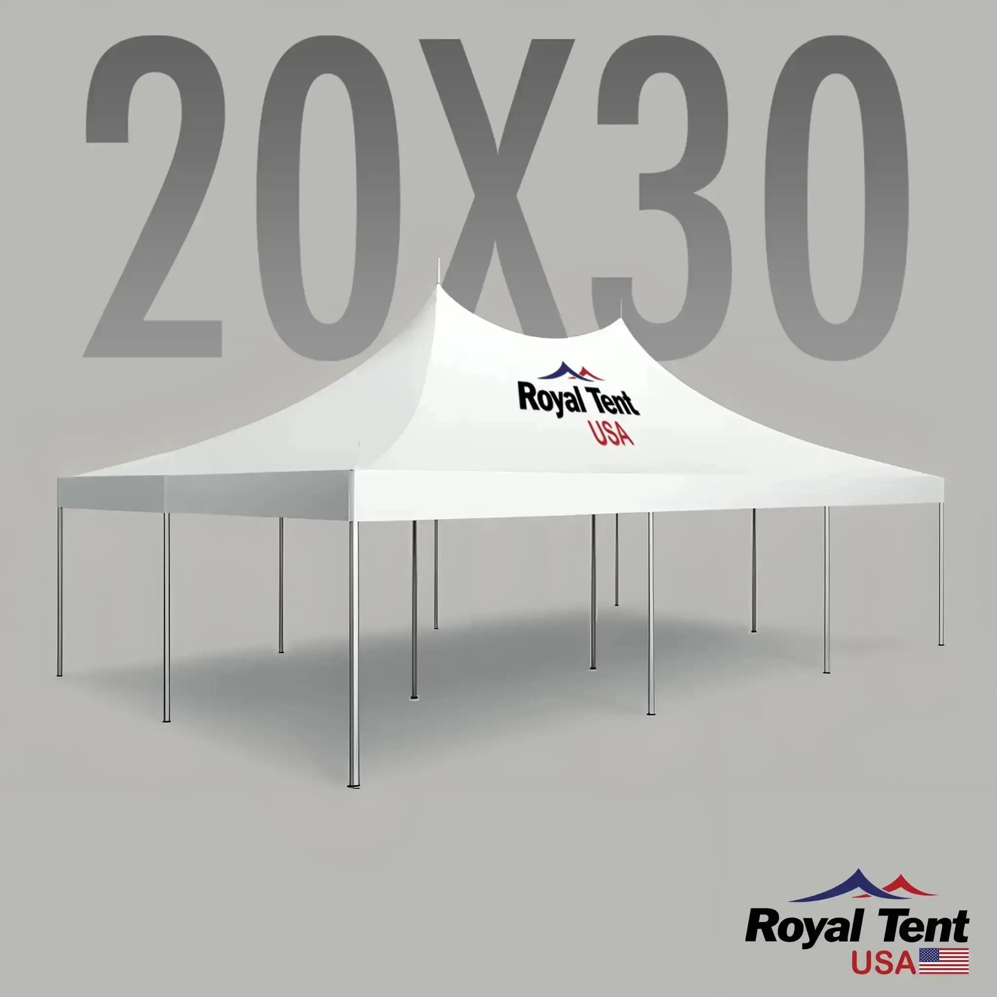 High Peak Pole Tent 20x30ft (6x9m) Royal Tent USA