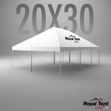 Classic Pole Tent 20x30ft (6x9m) Royal Tent USA