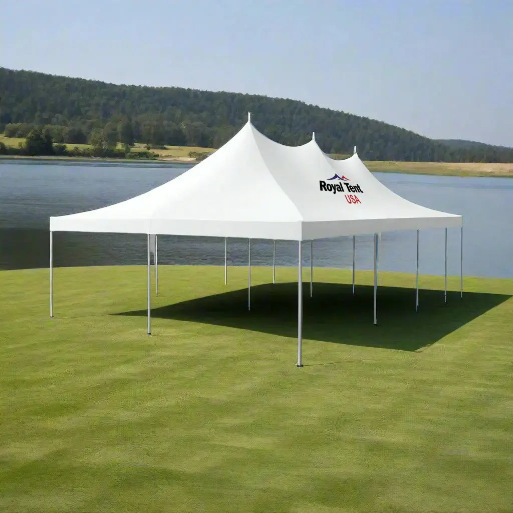High Peak Pole Tent 20x40ft (6x12m) Royal Tent USA