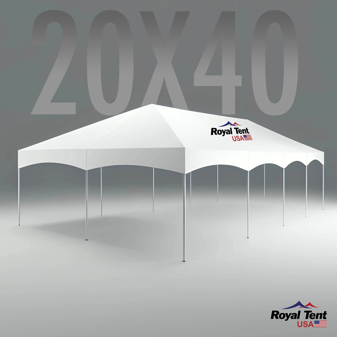 Royal Series Frame Tent 20x40ft (6x12m) Royal Tent USA