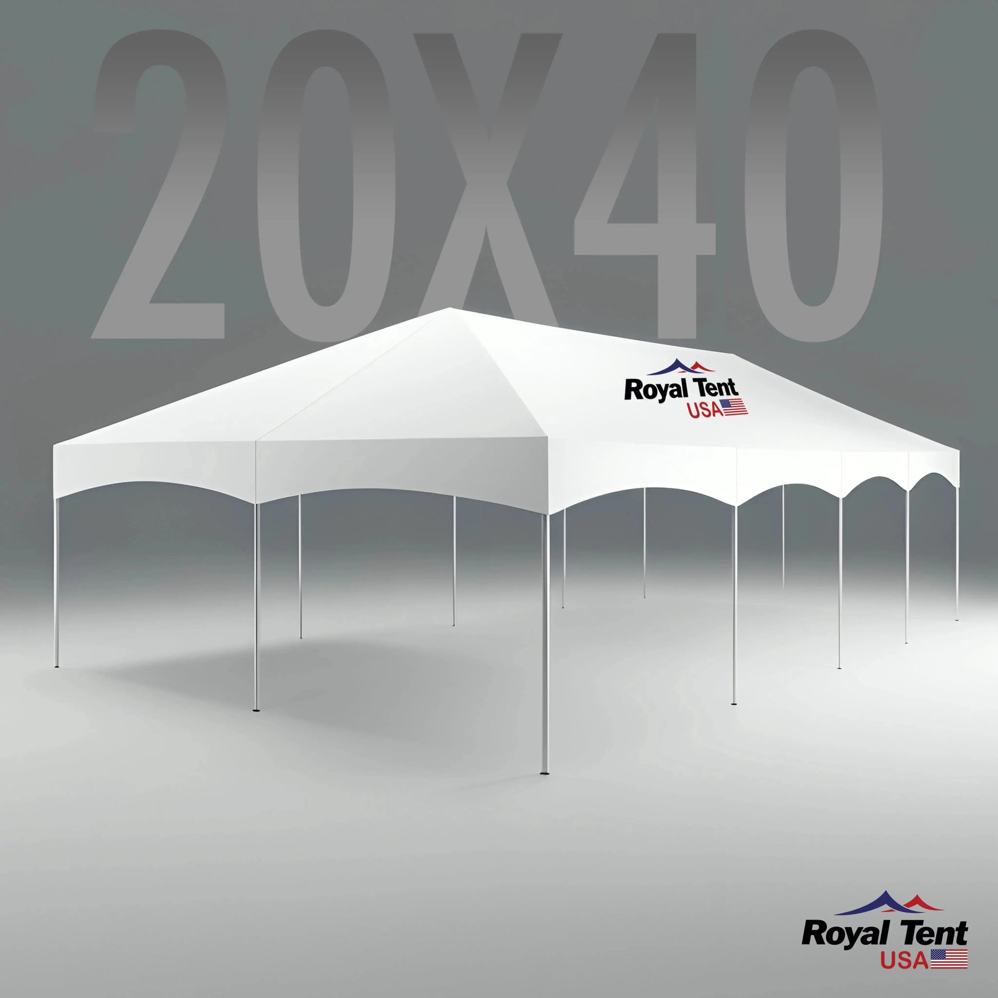 Royal Series Frame Tent 20x40ft (6x12m) Royal Tent USA