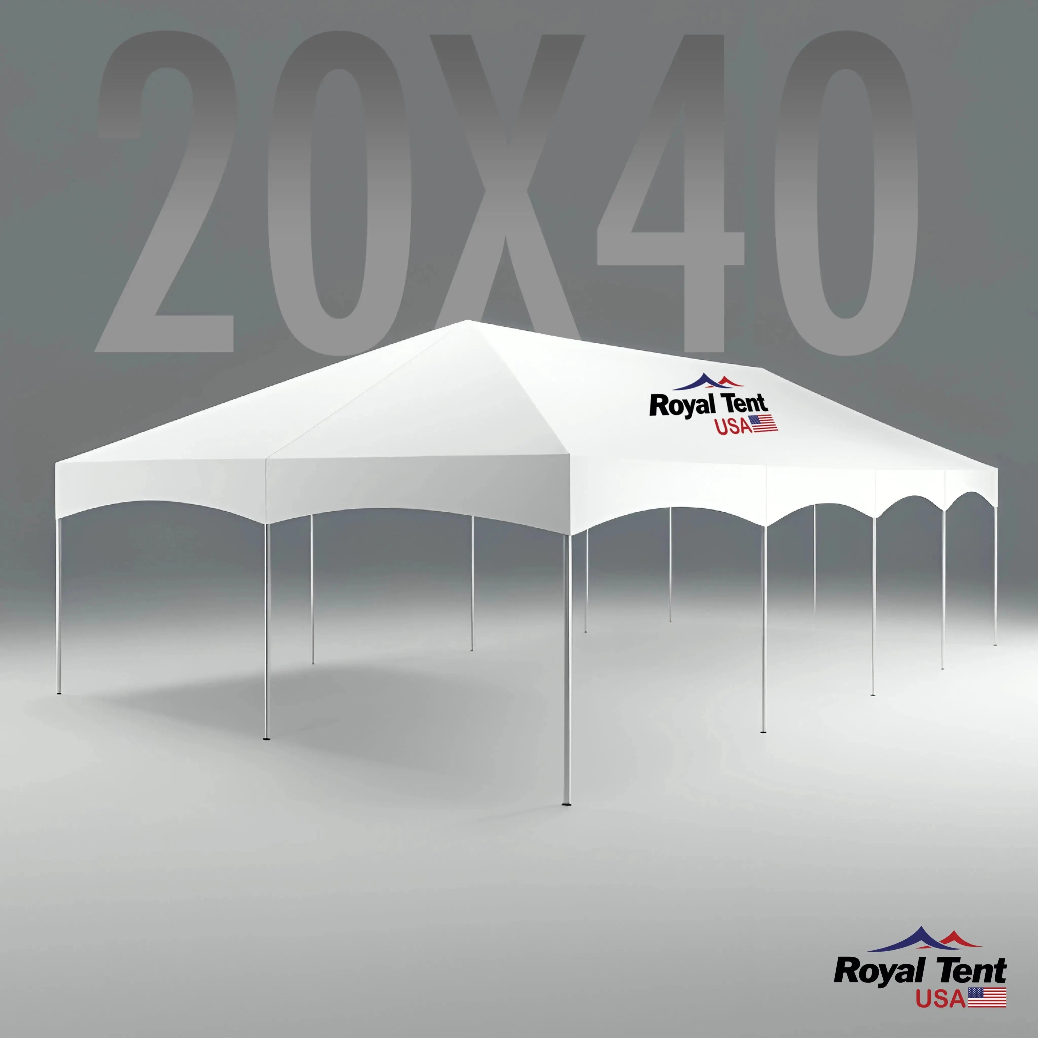 Royal Series Frame Tent 20x40ft (6x12m) Royal Tent USA