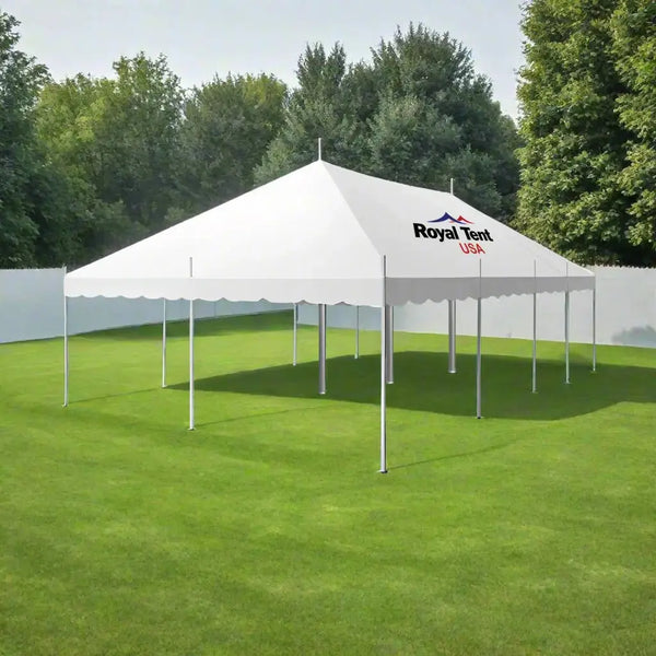 Classic Pole Tent 20x40ft (6x12m) Royal Tent USA