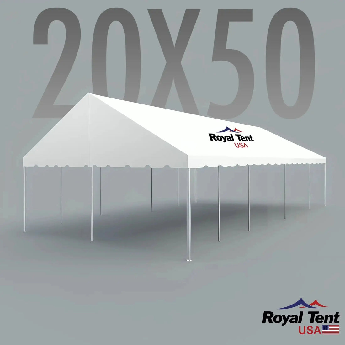 A-Frame Tent 20x50ft (6x15m) Royal Tent USA