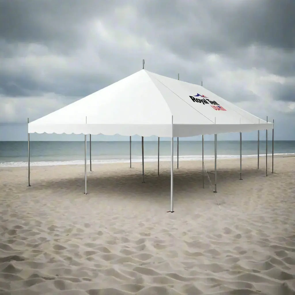 Classic Pole Tent 20x50ft (6x15m) Royal Tent USA