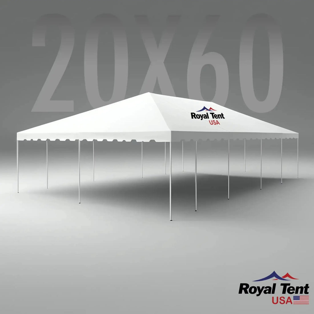 West Coast Frame Tent 20x60ft (6x18m) Royal Tent USA