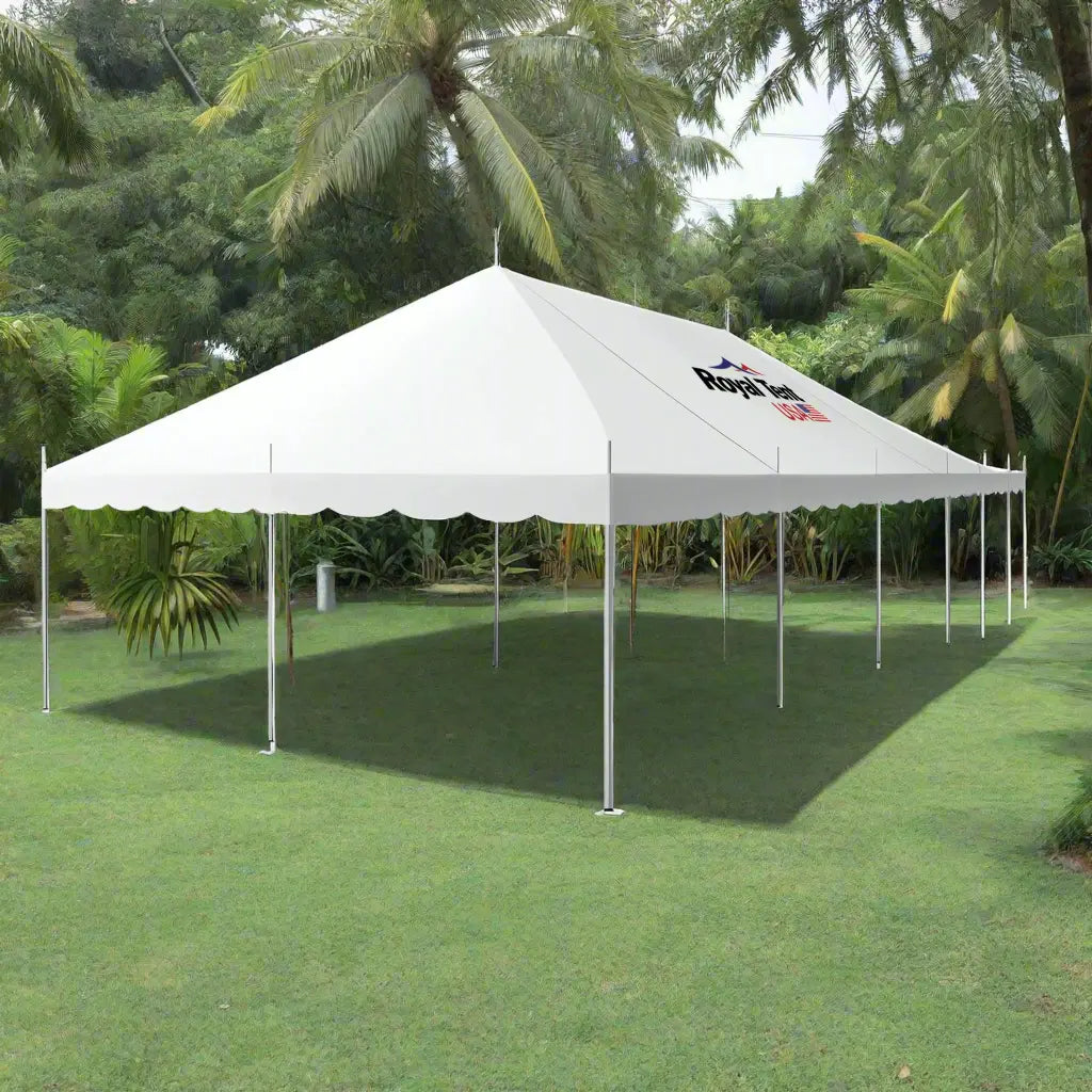Classic Pole Tent 20x60ft (6x18m) Royal Tent USA