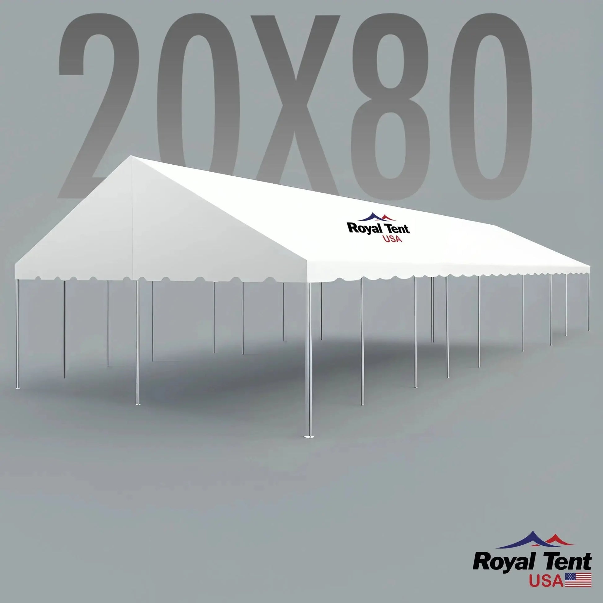 A-Frame Tent 20x80ft (6x24m) Royal Tent USA