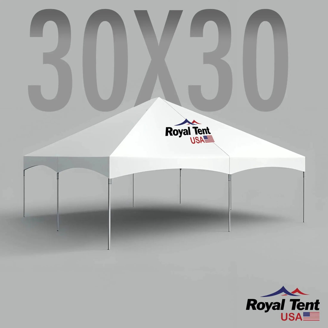 Royal Series Frame Tent 30x30ft (9x9m) Royal Tent USA