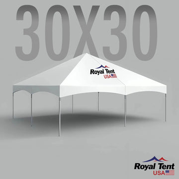 Royal Series Frame Tent 30x30ft (9x9m) Royal Tent USA