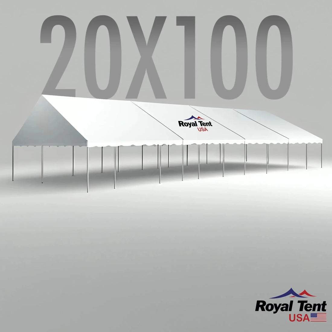 A-Frame Tent 20x100ft (6x30m) Royal Tent USA