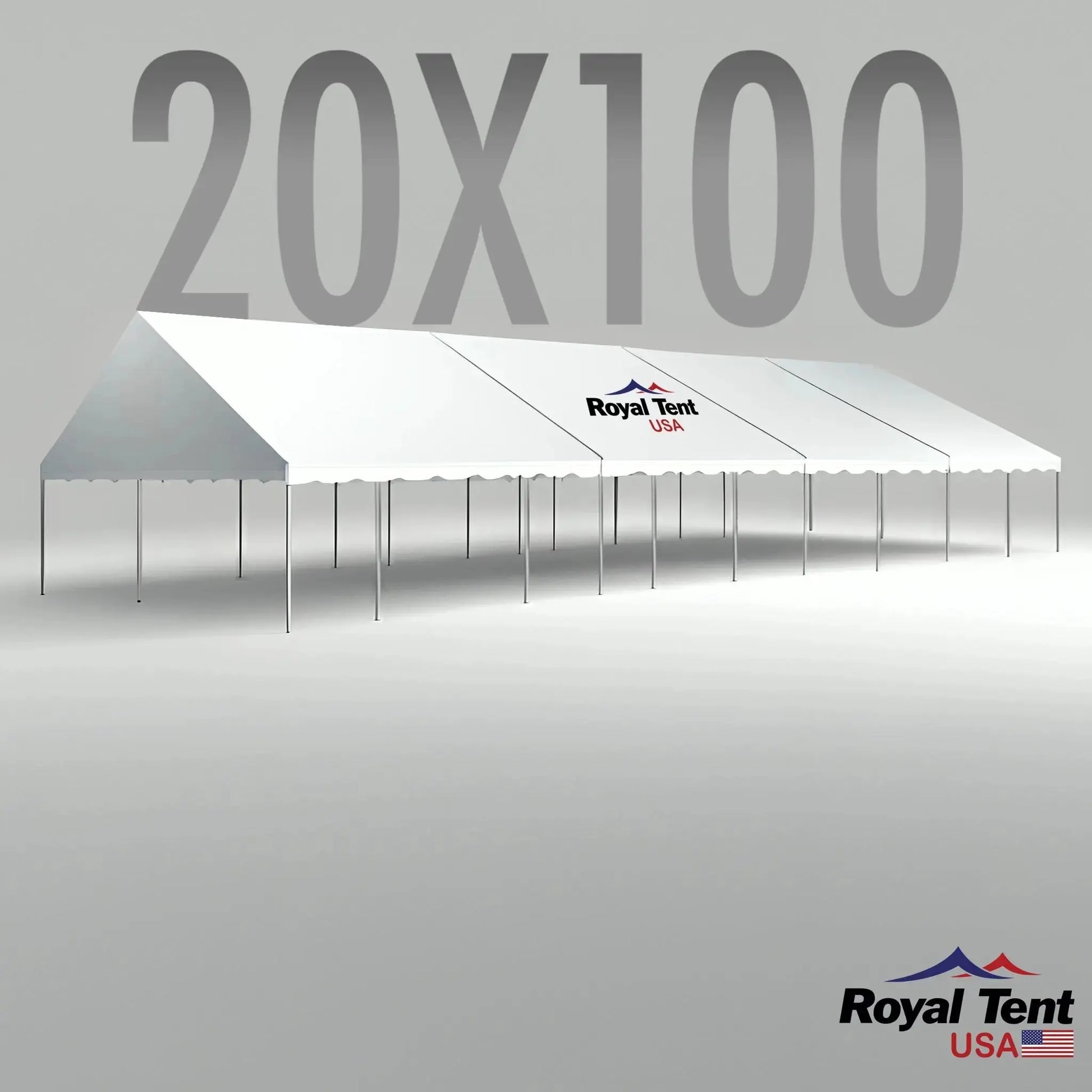 A-Frame Tent 20x100ft (6x30m) Royal Tent USA