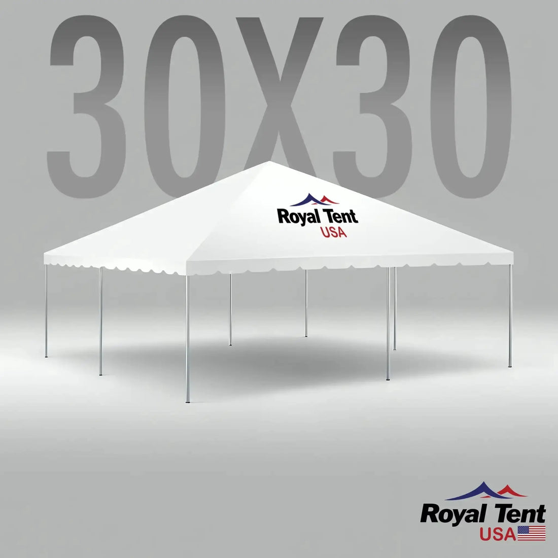 West Coast Frame Tent 30x30ft (9x9m) Royal Tent USA