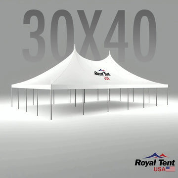 High Peak Pole Tent 30x40ft (9x12m) Royal Tent USA