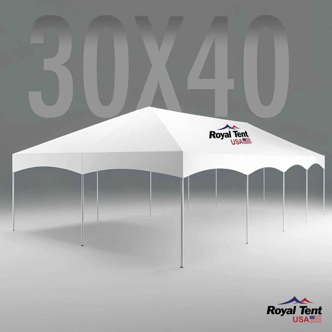 Royal Series Frame Tent 30x40ft (9x12m) Royal Tent USA