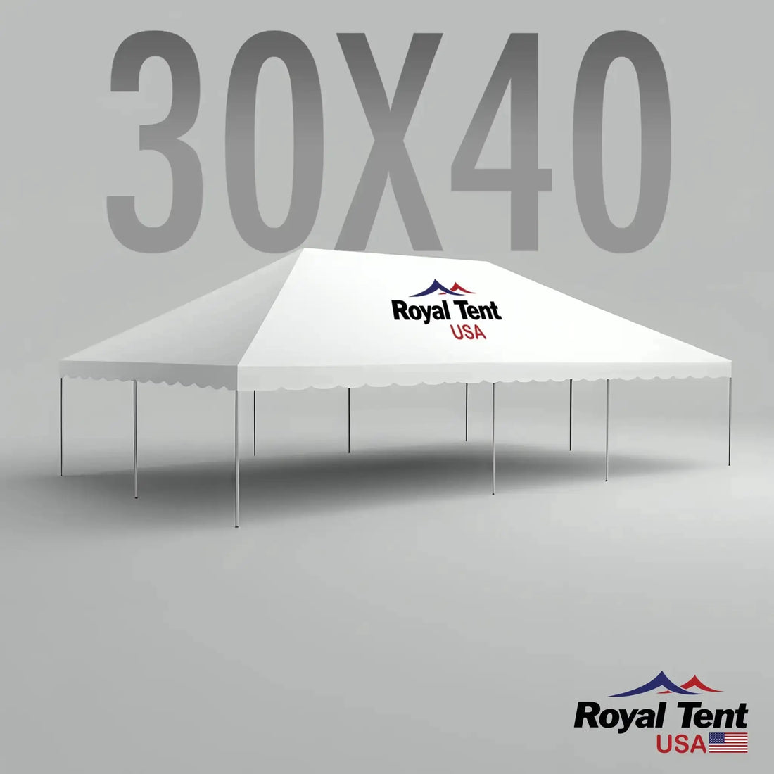 West Coast Frame Tent 30x40ft (9x12m) (CN) Royal Tent USA