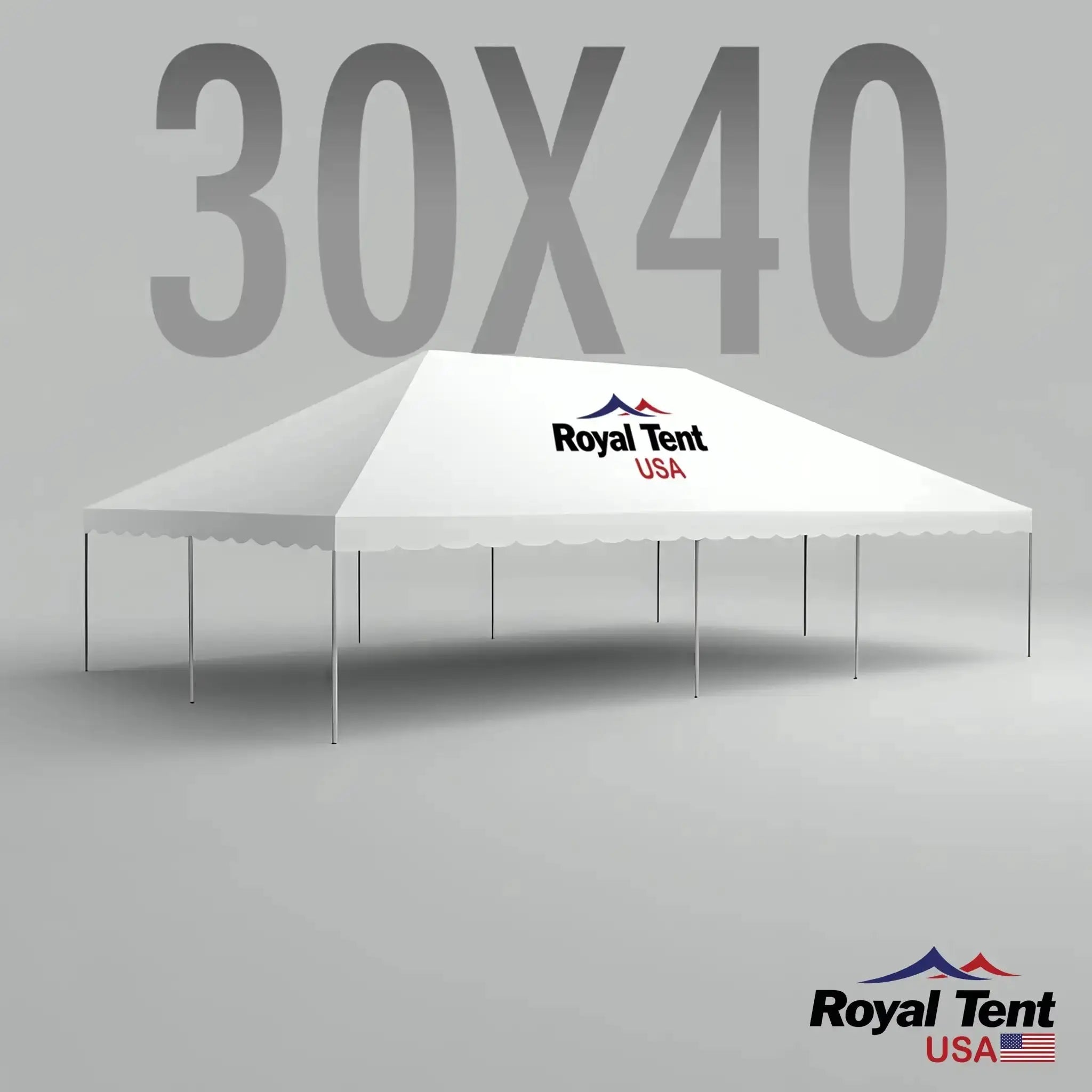 West Coast Frame Tent 30x40ft (9x12m) (CN) Royal Tent USA