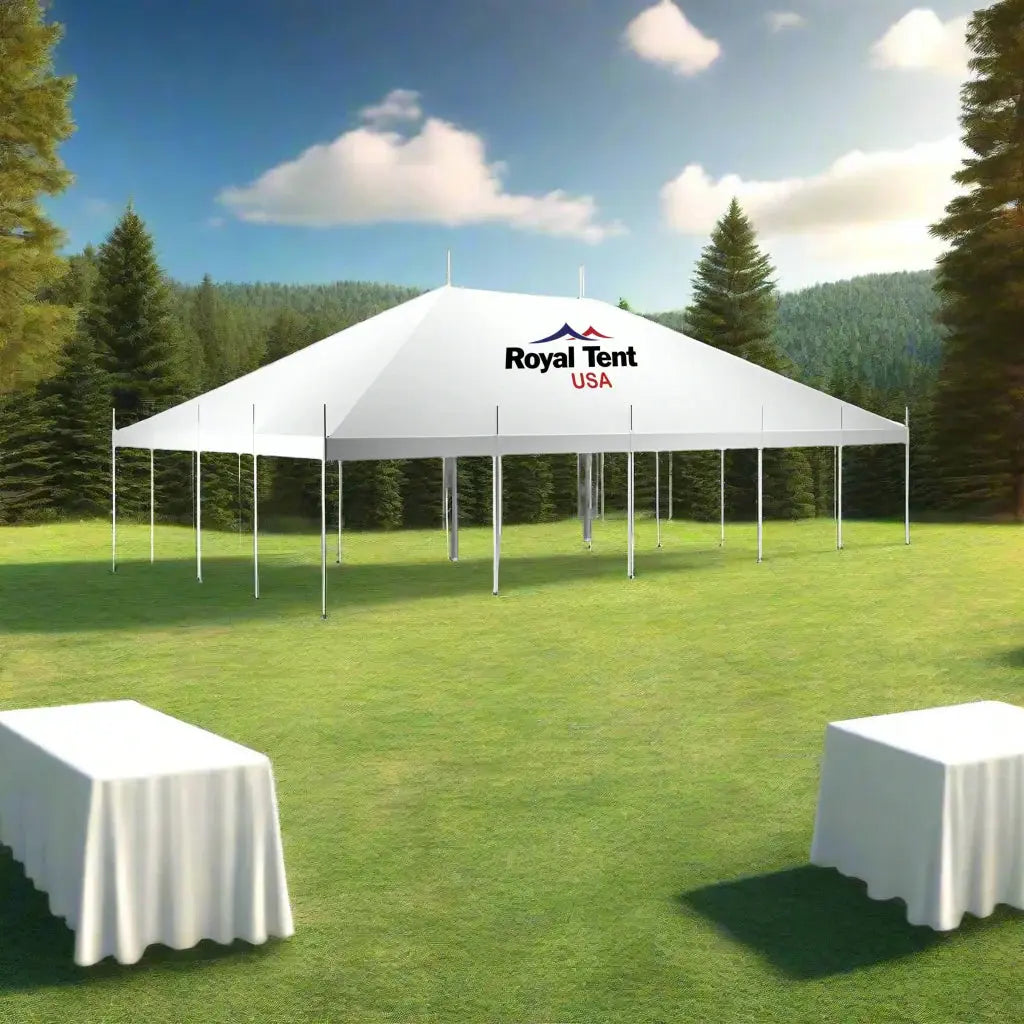 Classic Pole Tent 30x40ft (9x12m) Royal Tent USA
