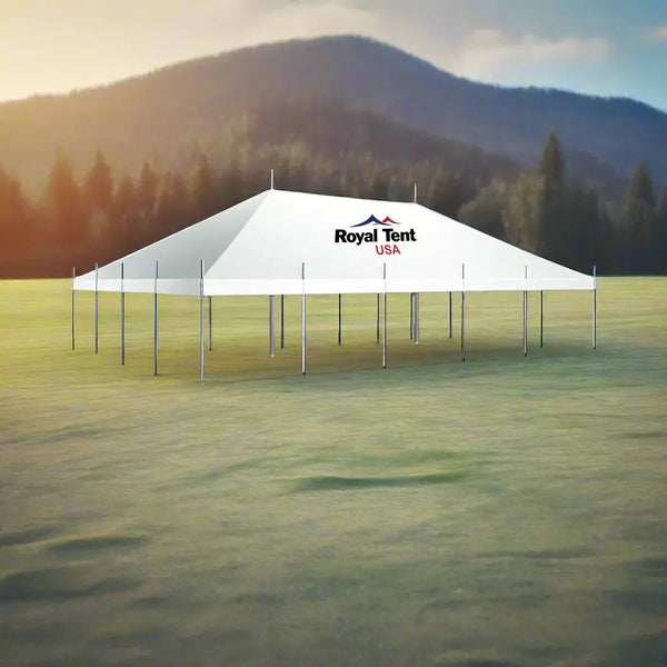 Classic Pole Tent 30x50ft (9x15m) Royal Tent USA