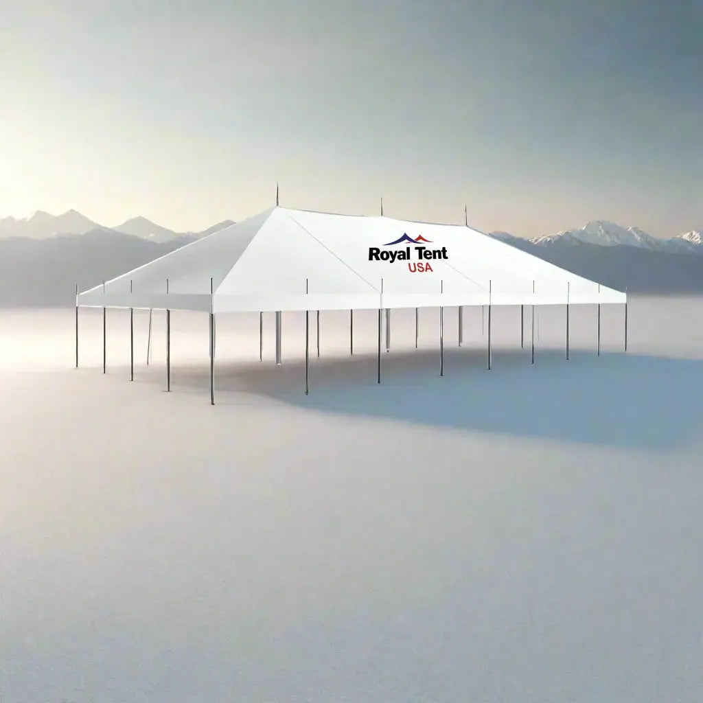 Classic Pole Tent 30x60ft (9x18m) Royal Tent USA