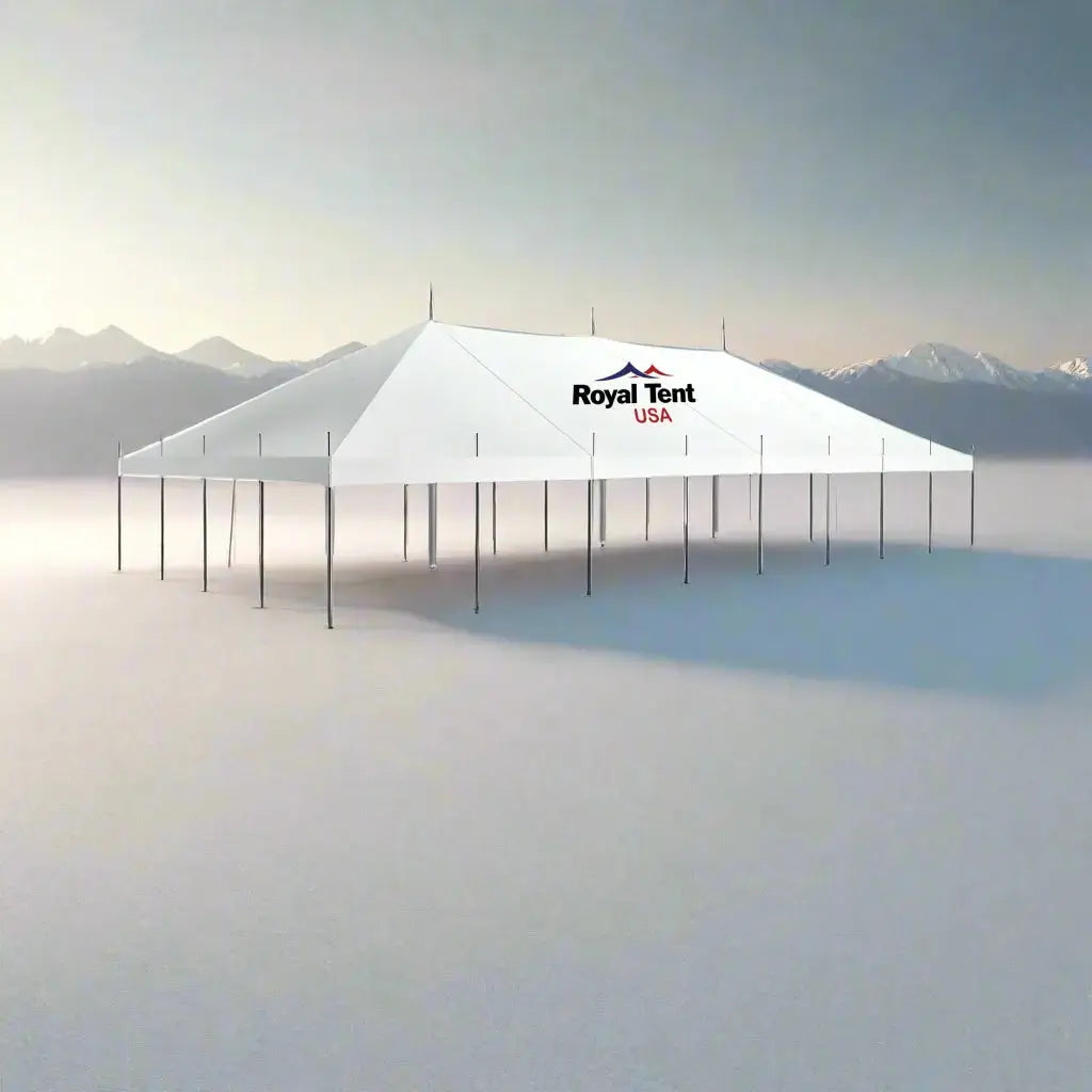Classic Pole Tent 30x60ft (9x18m) Royal Tent USA