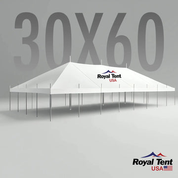 Classic Pole Tent 30x60ft (9x18m) Royal Tent USA