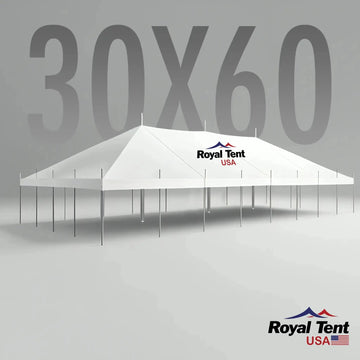 Classic Pole Tent 30x60ft (9x18m) Royal Tent USA