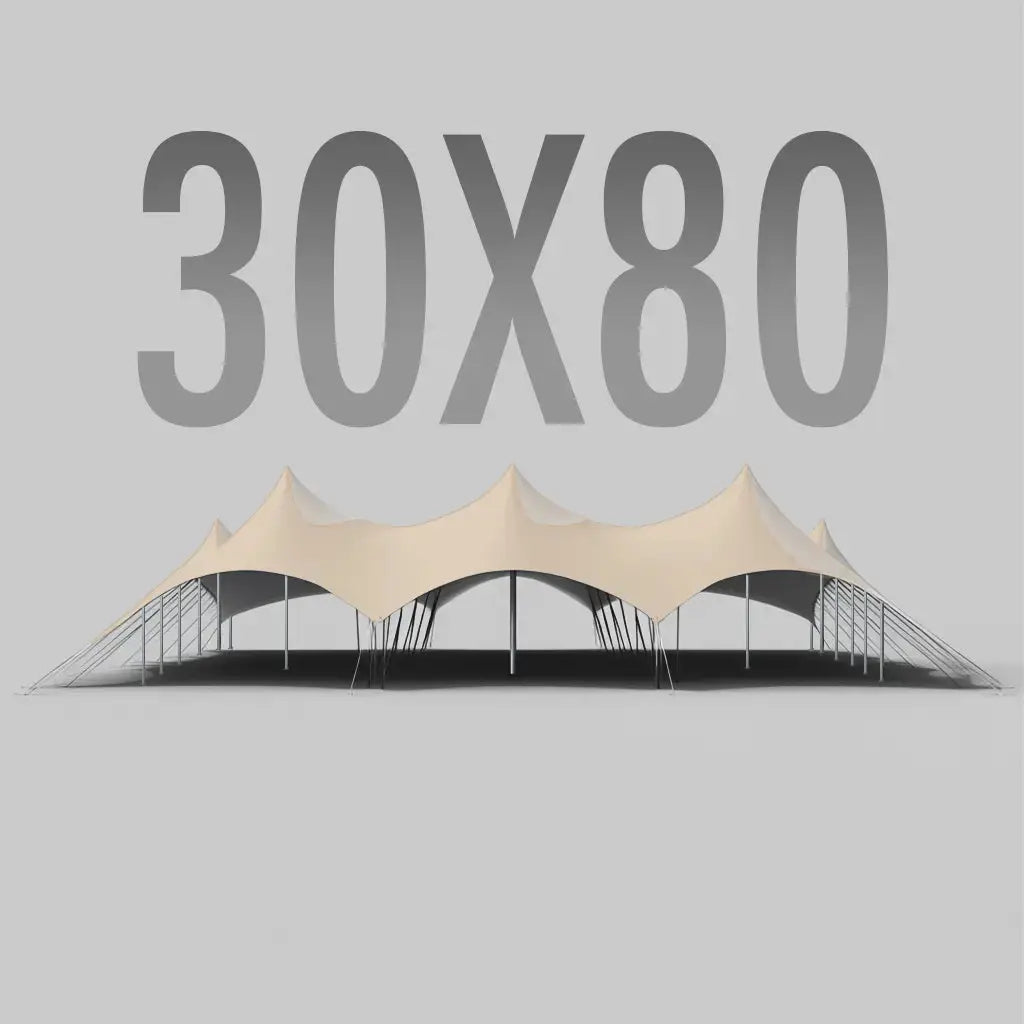Stretch Tent 30ftx80ft Royal Tent USA