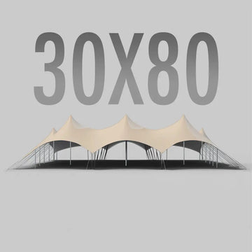 Stretch Tent 30ftx80ft Royal Tent USA