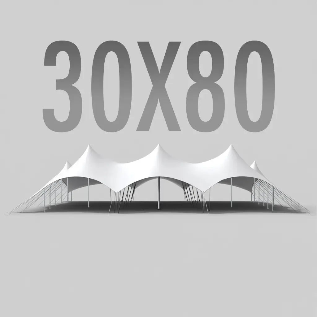 Stretch Tent 30ftx80ft Royal Tent USA
