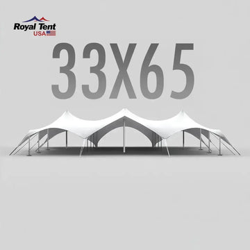 Stretch Tent 33x65ft (10x19m) Royal Tent USA