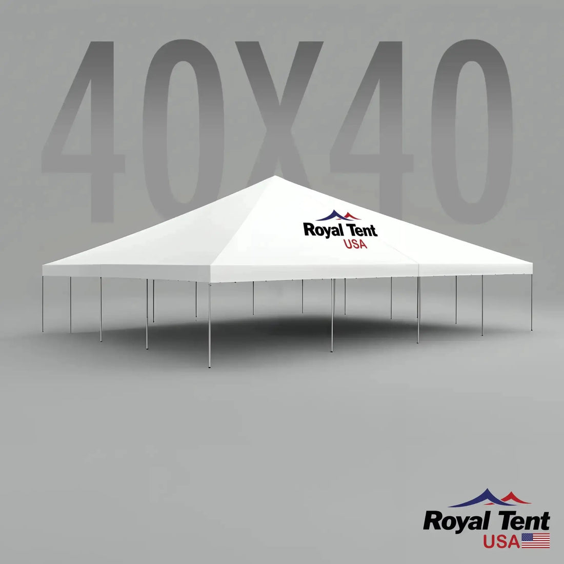 West Coast Frame Tent 40x40ft (12x12m) Royal Tent USA