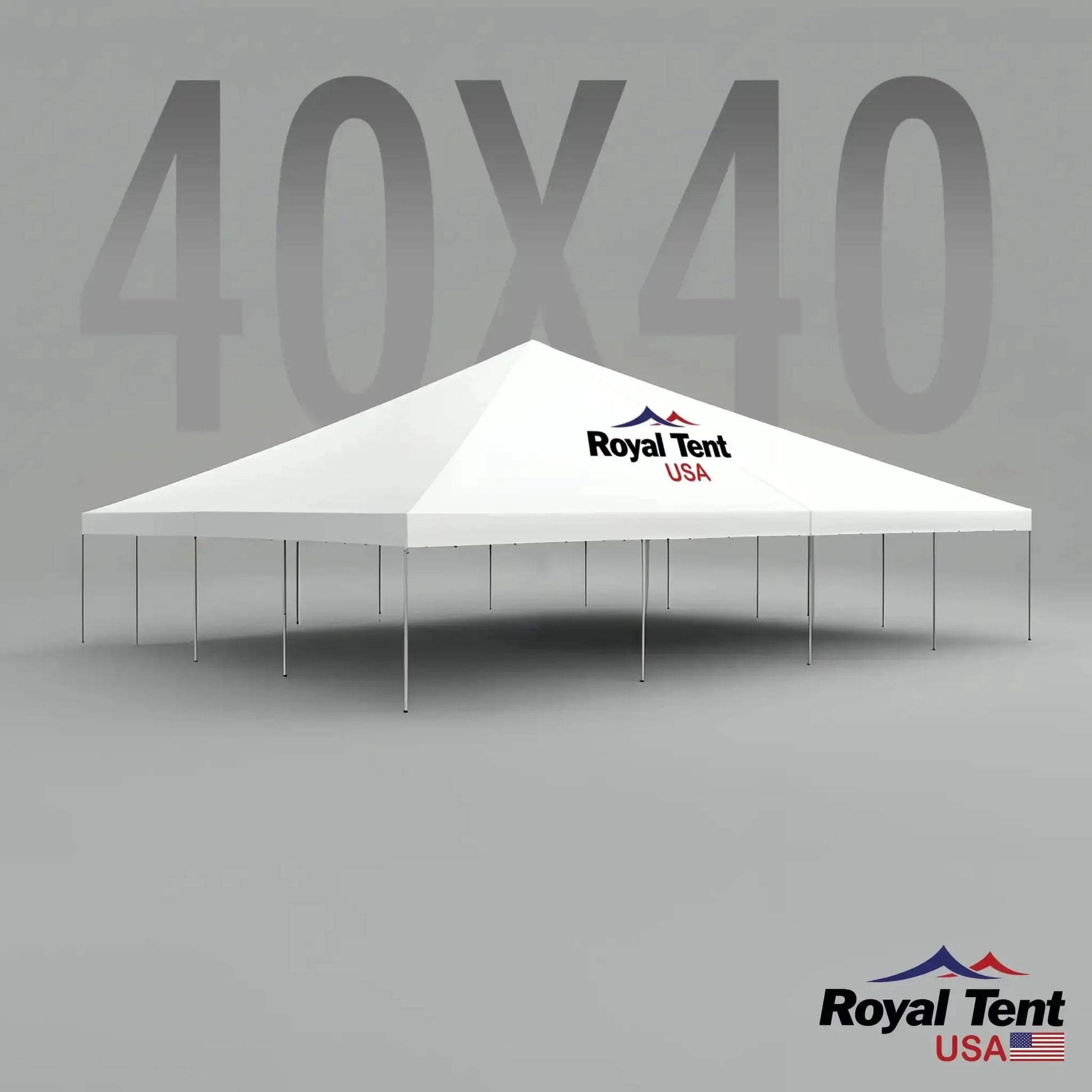 West Coast Frame Tent 40x40ft (12x12m) Royal Tent USA